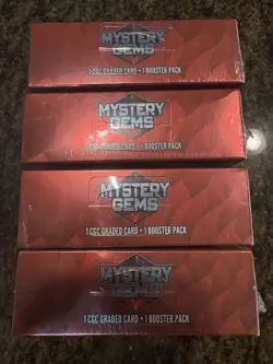 Lot Of 4 Pokemon Mystery Gems 1 Graded Card CGC + 1 Booster Pack - Image 3