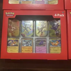 Pokemon 4 Pack Mini Tins + 4 Promo Cards - 151 SAMS CLUB EXCLUSIVE 4x Lot Of 4 - Image 4
