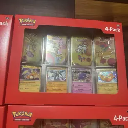 Pokemon 4 Pack Mini Tins + 4 Promo Cards - 151 SAMS CLUB EXCLUSIVE 4x Lot Of 4 - Image 5