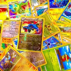 1000 Pokemon Cards Lot Bulk - Common, Uncommons + 20 HOLOS Near Mint - Image 1