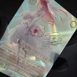 Zero Two Darling in the Franxx 02 Wedding Gold Signature Holofoil Card S405 - Image 5