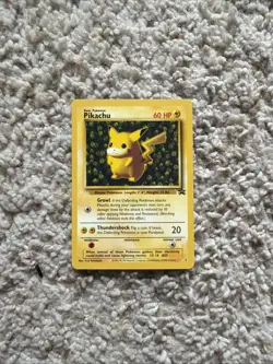Pokemon TCG card Pikachu Black Star Promo 1 Ungraded Near MINT - Image 1