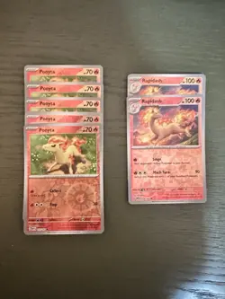 Pokemon Pontya And Rapidash Lot - 27 Cards - Image 2