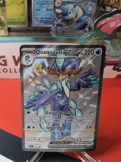Quaquaval ex - SVP084 - Pokemon Scarlet & Violet Promo Ultra Rare Holo Card NM - Image 1