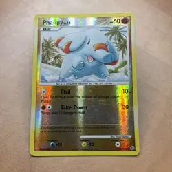 Pokemon Card - Phanpy Secret Wonders 98/132 Reverse Holo LP - Image 1