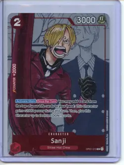 One Piece Promotion Cards #OP01-013 Sanji - Image 1