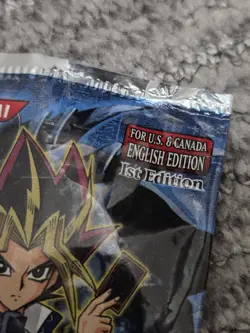 Vintage Yugi-Oh! Dark Crisis EMPTY Booster Wrapper ONLY NO Cards 1st Edition - Image 3