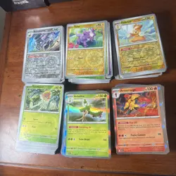 POKEMON HOLO/REVERSE HOLO ONLY 300+ Card Lot Years 2023 Bulk - Image 1