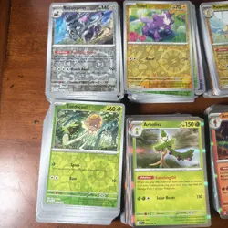 POKEMON HOLO/REVERSE HOLO ONLY 300+ Card Lot Years 2023 Bulk - Image 3