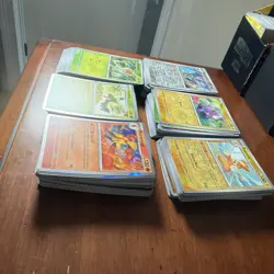 POKEMON HOLO/REVERSE HOLO ONLY 300+ Card Lot Years 2023 Bulk - Image 4