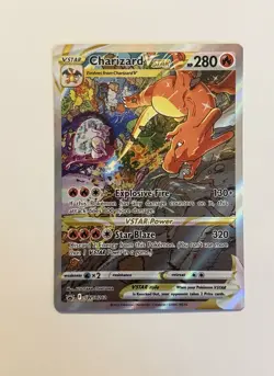 Charizard VSTAR - SWSH262 - SWSH Black Star Promos NM Pokemon Card Pack Fresh - Image 1