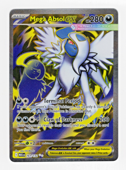 Pokemon Mega Absol EX 161/132 Full Art Holo Card Mega Evolution - Image 1