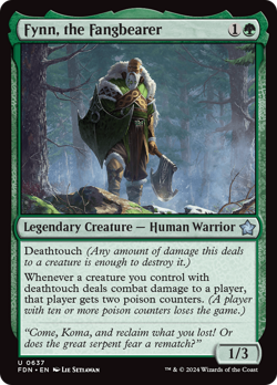 Fynn, the Fangbearer [Foundations] Magic MTG - Image 1