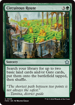 Circuitous Route [Foundations] Magic MTG - Image 1