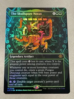 The Skullspore Nexus, Borderless Art Foil, MTG LCI Lost Caverns of Ixalan NM - Image 1
