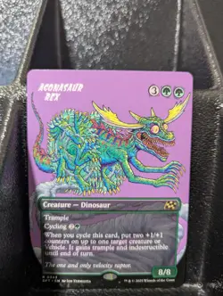 MTG - Agonasaur Rex (Borderless) - Image 1