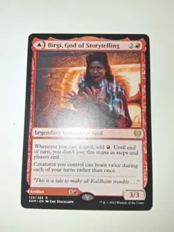 Birgi, God of Storytelling Harnfel, Horn of Bounty x1 KHM MTG 123 RARE 1x - Image 1