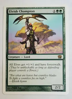 Elvish Champion NM Never Played - 8th Edition Magic The Gathering - MTG Vintage - Image 1