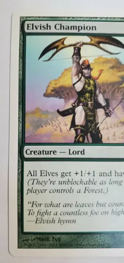 Elvish Champion NM Never Played - 8th Edition Magic The Gathering - MTG Vintage - Image 2
