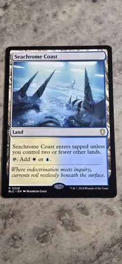 Seachrome Coast Commander: Bloomburrow Regular Land Rare MTG NM - Image 1