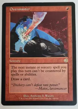 2x Overmaster - NM / VLP - Torment - Magic The Gathering MTG - Rare Vintage - Image 2
