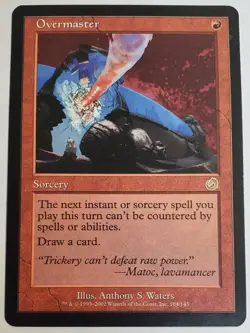 2x Overmaster - NM / VLP - Torment - Magic The Gathering MTG - Rare Vintage - Image 3