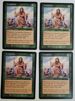 4x Druid's Call LP - Odyssey - MTG - Magic The Gathering Vintage - Image 1