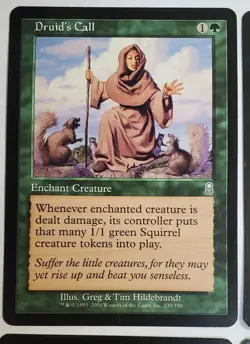 4x Druid's Call LP - Odyssey - MTG - Magic The Gathering Vintage - Image 2