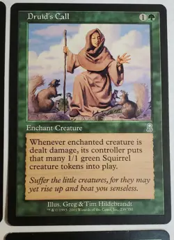 4x Druid's Call LP - Odyssey - MTG - Magic The Gathering Vintage - Image 3