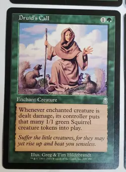 4x Druid's Call LP - Odyssey - MTG - Magic The Gathering Vintage - Image 4