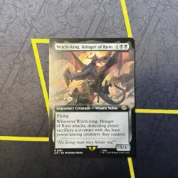 Witch King Bringer Of Ruin R 391 BORDERLESS MTG Tales Of Middle Earth LOTR 0391 - Image 1