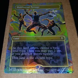 Multiversal Passage Borderless FOIL Marvel's Spider-Man MTG 206 Magic NM - Image 1
