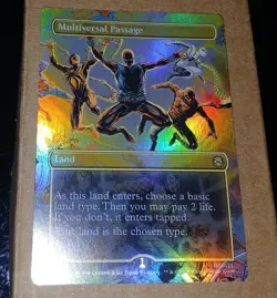 Multiversal Passage Borderless FOIL Marvel's Spider-Man MTG 206 Magic NM - Image 2