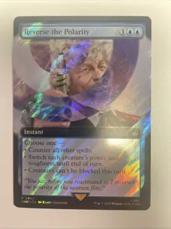 Reverse the Polarity Extended Art Surge Foil MTG Doctor Who 0960 NM Free Ship - Image 1