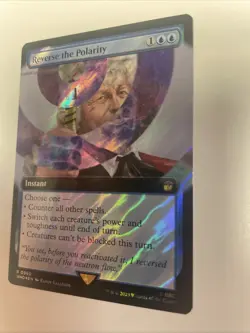 Reverse the Polarity Extended Art Surge Foil MTG Doctor Who 0960 NM Free Ship - Image 2