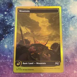 Mountain (FOIL) x1 - MTG Aetherdrift DFT #510 - Image 1