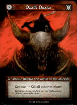 Death Dealer Unique Beta Fire NM - Image 1