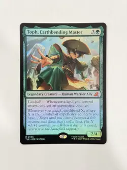 Toph, Earthbending Master Avatar Airbender: Eternal-Legal Foil NM Free Ship - Image 1