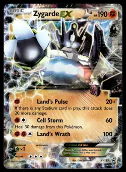 Pokemon TCG XY Promos #XY151 Zygarde EX (Shiny) DMG - Image 1