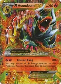 M Houndoom EX (#22/162) - Holofoil XY - BREAKthrough HP Pokemon - Image 1