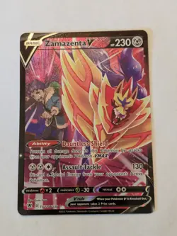Pokemon Astral Radiance - ZAMAZENTA V - TRAINER GALLERY TG22/TG30 - NM - Image 1