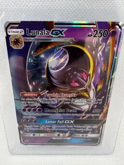 Pokemon Lunala GX - Sun & Moon Promo (SM17, 2017) FA Near Mint - Image 1