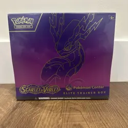 Pokemon Scarlet & Violet Elite Trainer Box Miraidon Pokemon Center ETB SEALED - Image 1