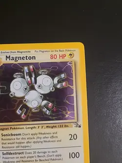 Magneton - 11/62 - 1st Edition Holo Rare Fossil - Pokemon Vintage WOTC LP+ - Image 4