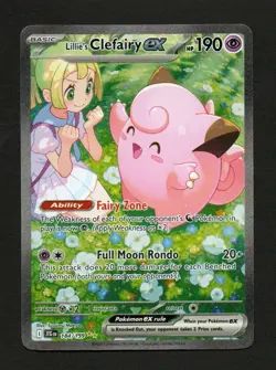 Pokemon Lillie's Clefairy ex 184/159 Journey Together SIR Pokemon TCG - Image 1