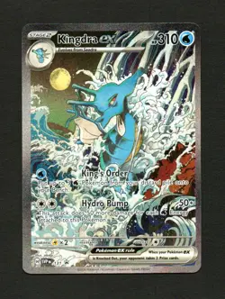 Pokemon TCG Scarlet and Violet Black Star Promo Kingdra EX 131 NM - Image 1