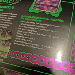 Pokemon TCG Shrouded Fable Elite Trainer Box Factory Sealed New ETB Booster Pack - Image 2