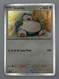 Snorlax SVP 122 Cosmos Holo Twilight Masquerade Promo Gem Mint Pokemon - Image 2