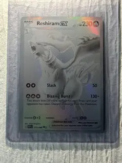 2025 Pokemon SV White Flare WHT EN Reshiram ex Black and Rare #173/086 - Image 1