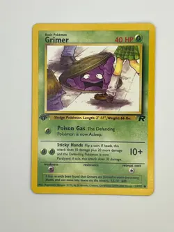 Pokemon TCG - Grimer 57/82 1st edition - Team Rocket - Image 1